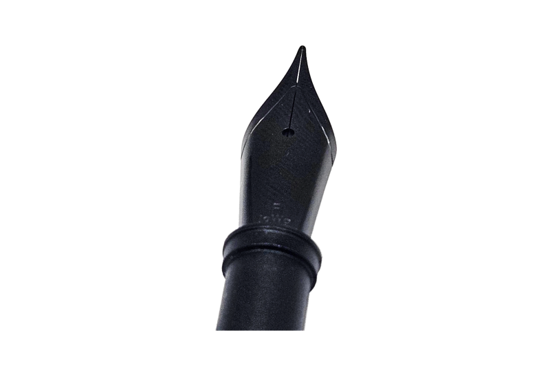 JoWo Black fountain pen nib with Contour Design