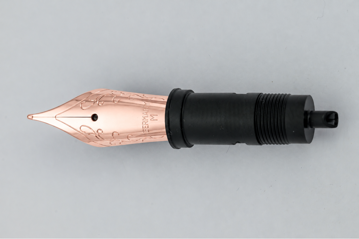 JoWo Rose-Gold steel fountain pen nib unit Floral size 6