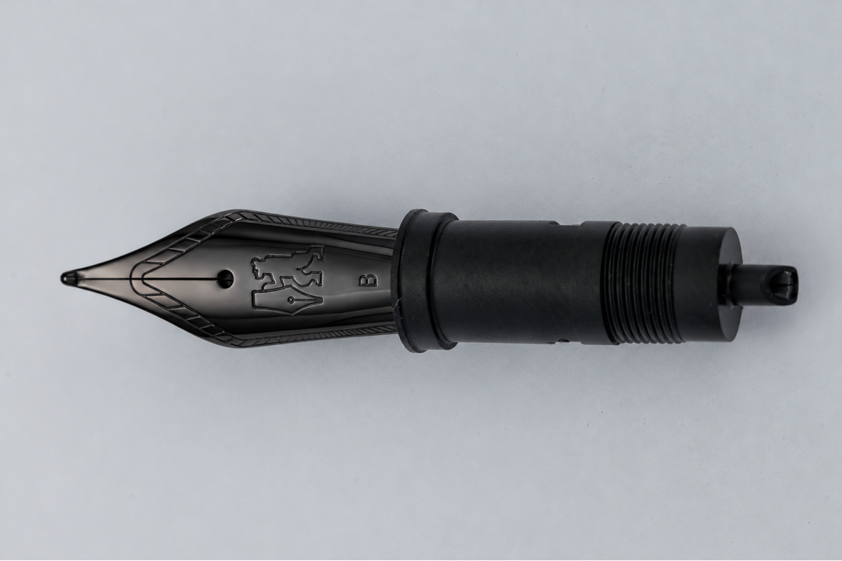 JoWo Black steel fountain pen nib unit with JoWo logo size 6