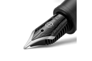 JoWo Chrome-Black Duotone steel fountain pen nib unit size 6