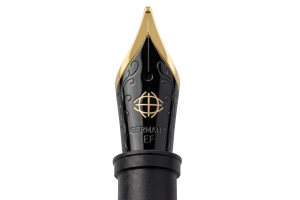 JoWo Gold-Black Duotone steel fountain pen nib unit size 6